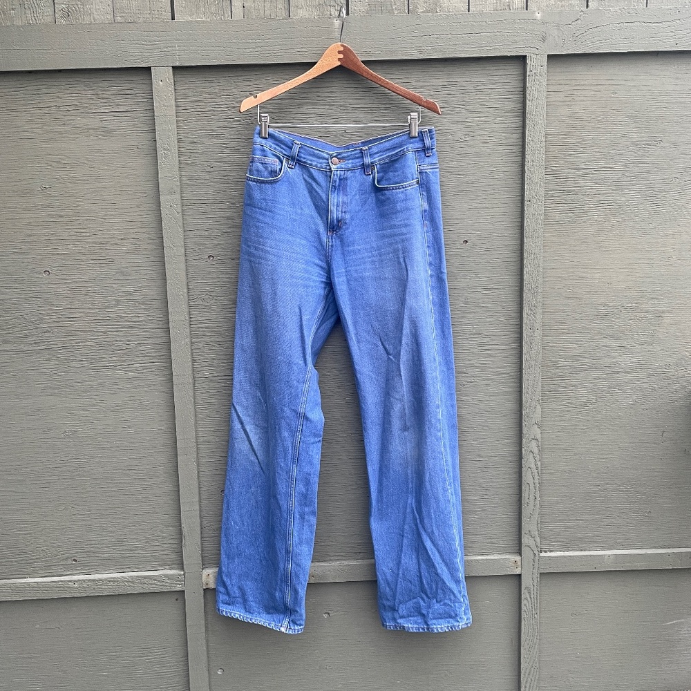 Cos wide leg high rise jeans